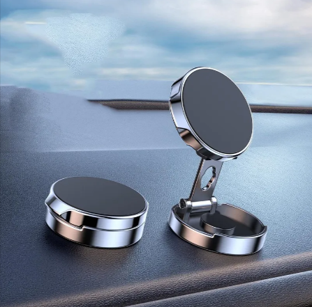 Foldable Magnetic Phone Holder with Adjustable Arm