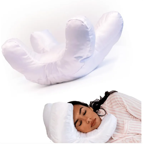 SleepGlow Contoured Back-Sleeping Pillow
