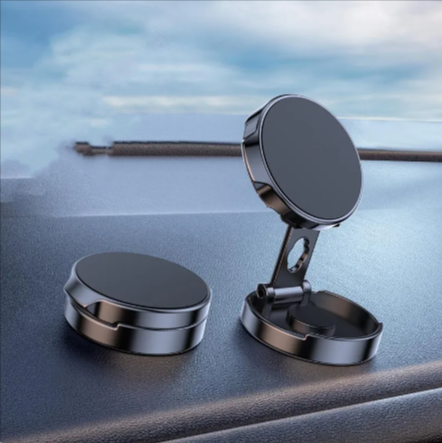 Foldable Magnetic Phone Holder with Adjustable Arm